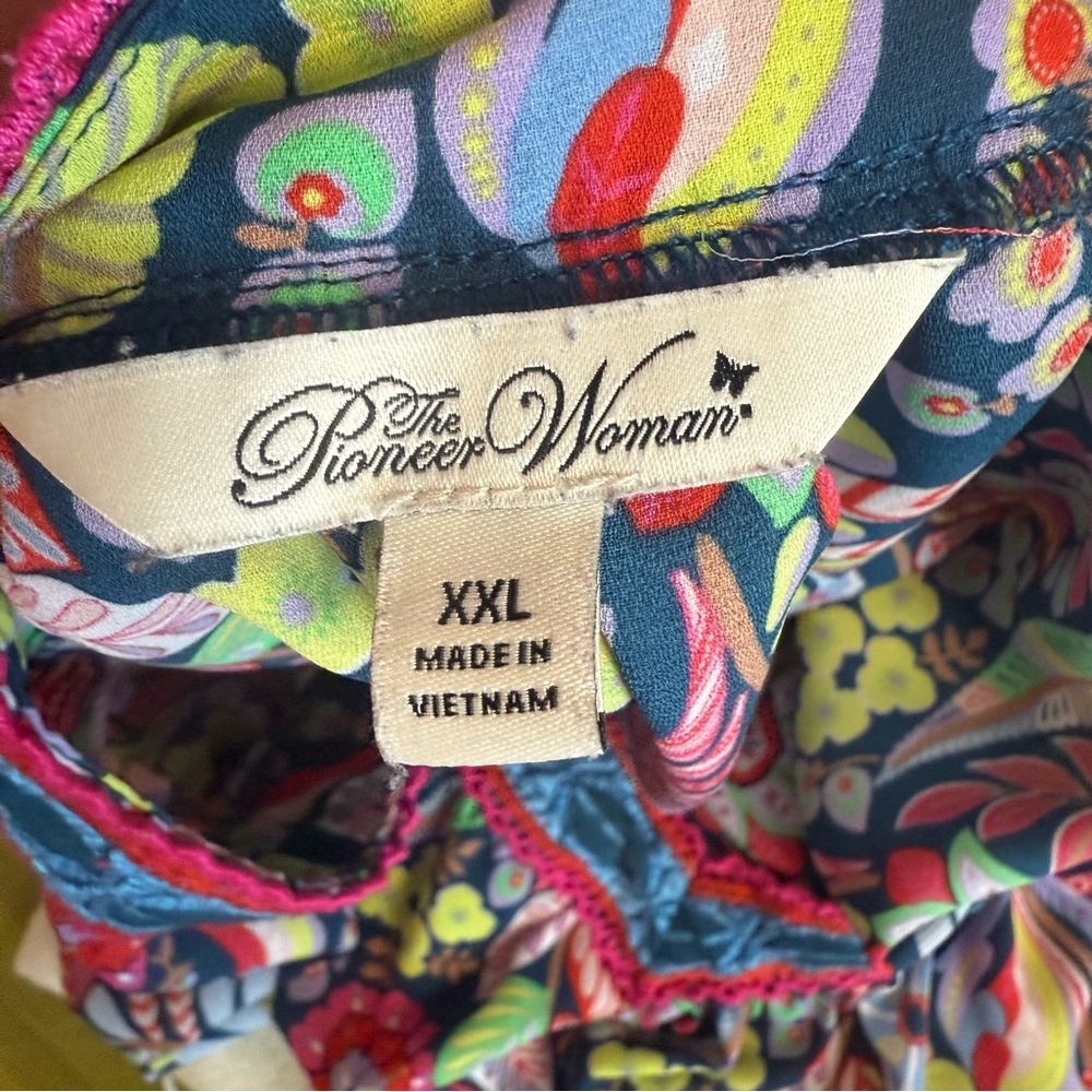 The Pioneer Woman Colorful Floral Blouse - Picture 5 of 10